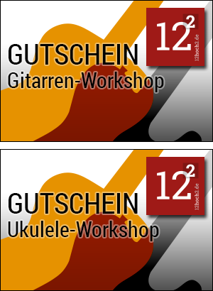Geschenkgutschein Gitarren- und Ukulele-Workshops